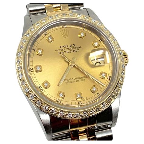 rolex datejust acciaio oro uomo